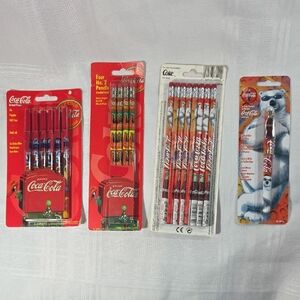 Coca-Cola Red Pencil & Pen Collectible Pack